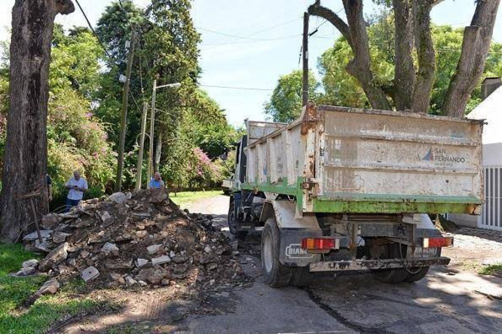 El Municipio removi� un �rbol que pon�a en peligro a una vivienda