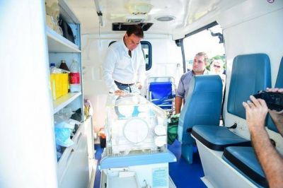 Escobar incorpor� una ambulancia de alta complejidad especializada en pediatr�a