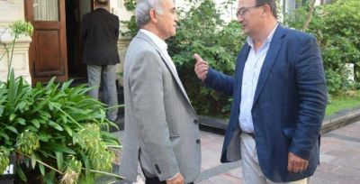 El Intendente de Saladillo habl� sobre obras locales con el Vicegobernador Bonaerense
