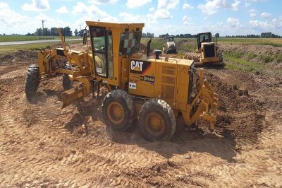 Comenzaron las obras de la Ruta 7 entre San Andr�s de Giles y Carmen de Areco