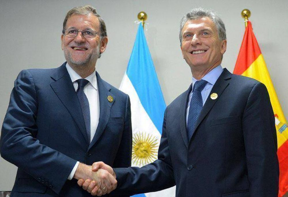 Mariano Rajoy con Mauricio Macri: Tenemos unas relaciones bilaterales magnficas