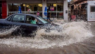 La ciudad qued� otra vez bajo el agua