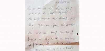 La Jefatura de Gabinete intervino para normalizar la guardia del hospital