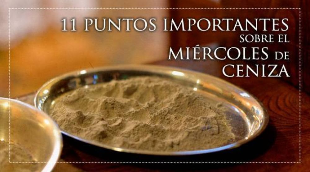 11 cosas que conviene saber sobre el Mi�rcoles de Ceniza