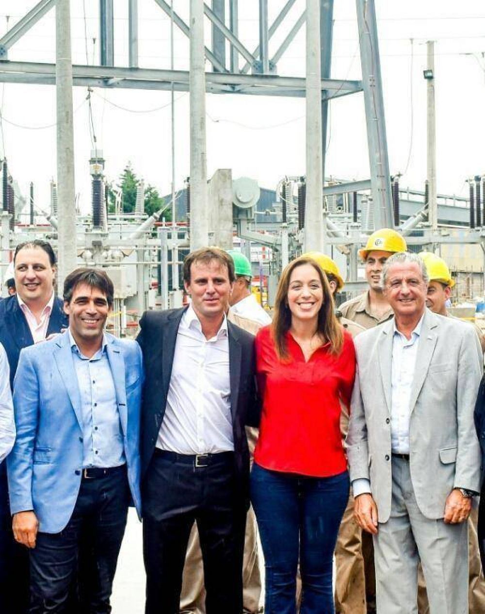 Mar del Plata: Lpez, invitado por Vidal y Decoud, particip de inauguracin de obra elctrica