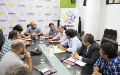 Quilmes: Martiniano Molina recibi� a representantes del Club Don Bosco