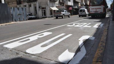 Comienzan a funcionar los carriles exclusivos de colectivos: mir� d�nde est�n
