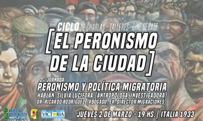 Peronismo y pol�tica migratoria