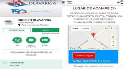 Indio en Olavarr�a: el Municipio lanz� una App