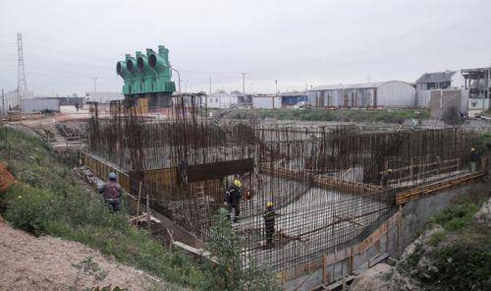 Ingeniero Budge: avanzan las obras de la estaci�n de bombeo