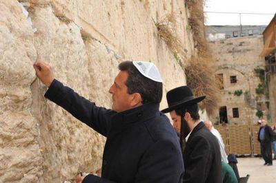 Massa en Israel: ''Siempre tom� las ense�anzas del pueblo jud�o''