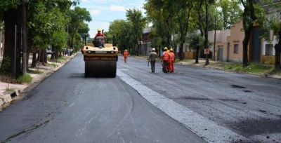 Este lunes concluir�n las obras de repavimentaci�n de la Av. Cabral
