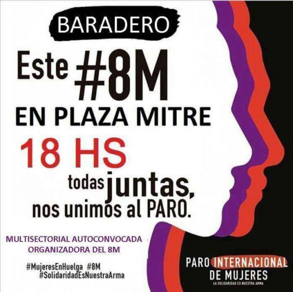 8M. Marcha �Ni una Menos� en Baradero