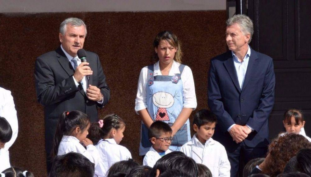 Macri y Morales inauguraron ayer el ciclo lectivo en Volcn