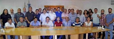 Zabaleta se reuni� con dirigentes sindicales y sociales en Hurlingham