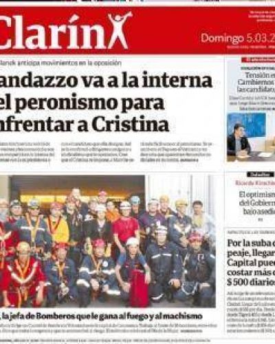 Clar�n asegur� que Randazzo enfrentar� a CFK pero su entorno dice que no es tiempo de hablar de candidaturas