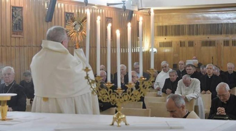El perd�n de los pecados y la unidad, temas a meditar en Ejercicios Espirituales del Papa