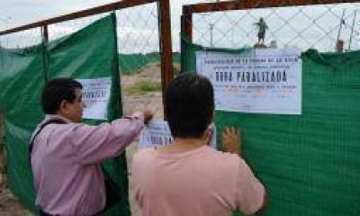 Clausuraron obra donde se construye estaci�n de servicio