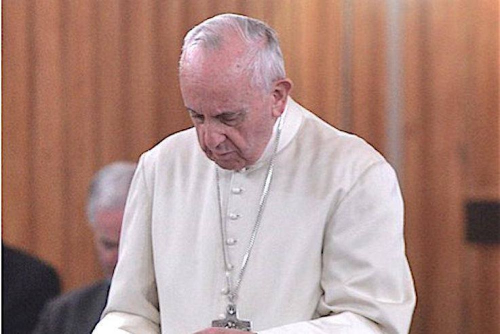 El Papa realiz� el segundo d�a de los ejercicios espirituales