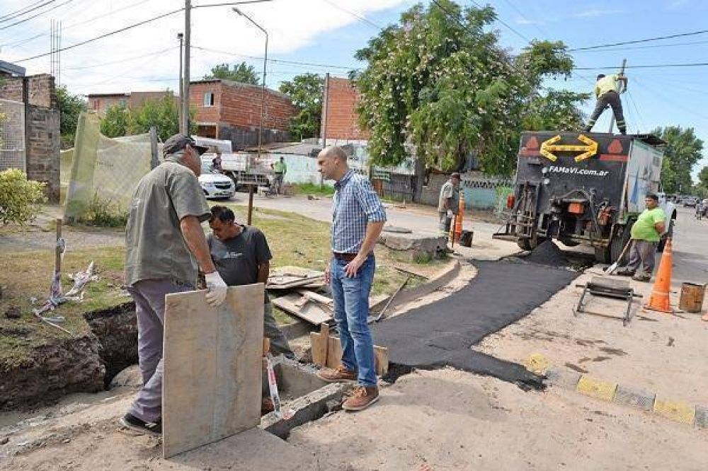 El Municipio avanza con las obras hidrulicas en Virreyes Oeste
