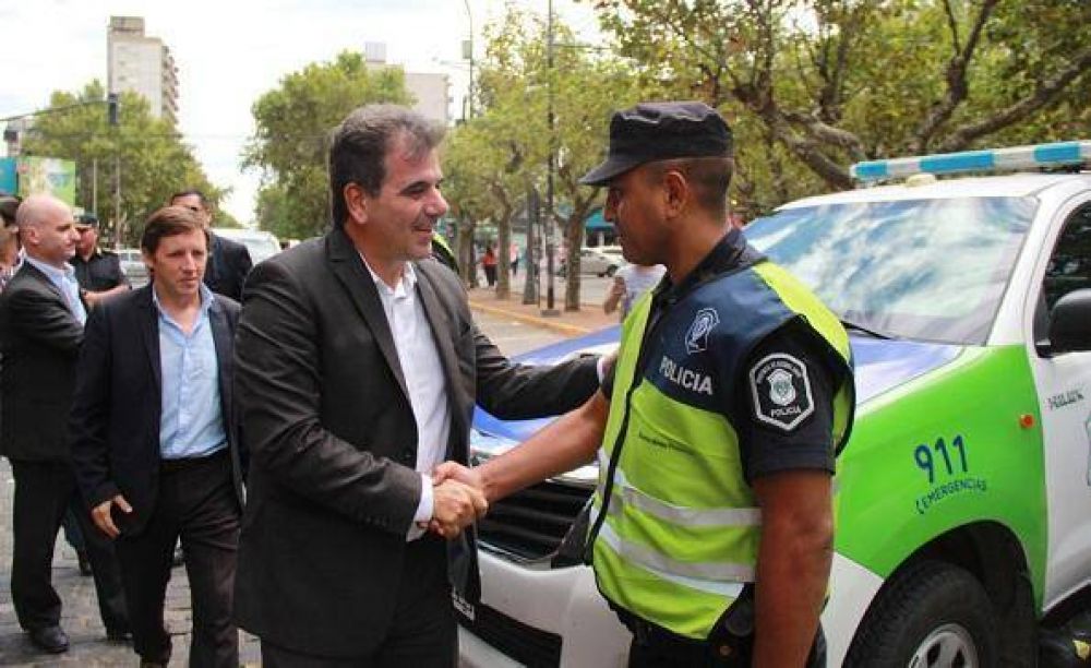Cristian Ritondo entreg nuevos patrulleros en San Miguel