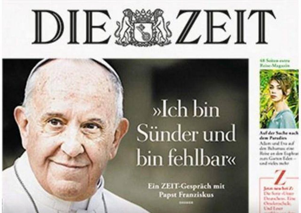 Papa Francisco: Sntesis de la entrevista concedida a Die Zeit