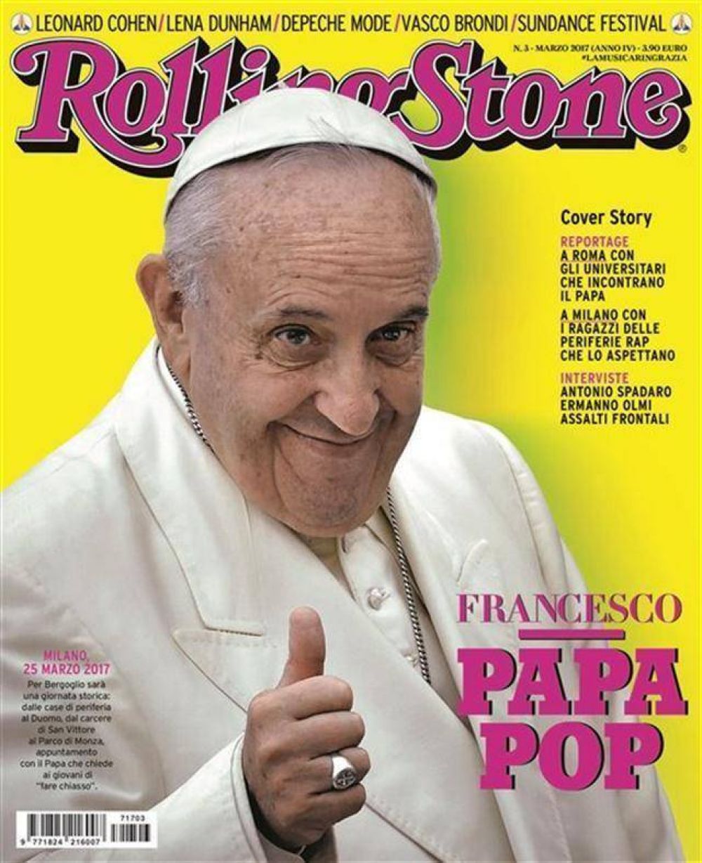 La Rolling Stone de Italia pone en tapa al 