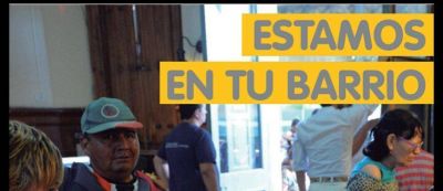 Presencia territorial: comienza el programa �Estamos en tu barrio�