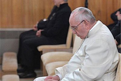 Pen�ltimo d�a de los Ejercicios espirituales del Papa