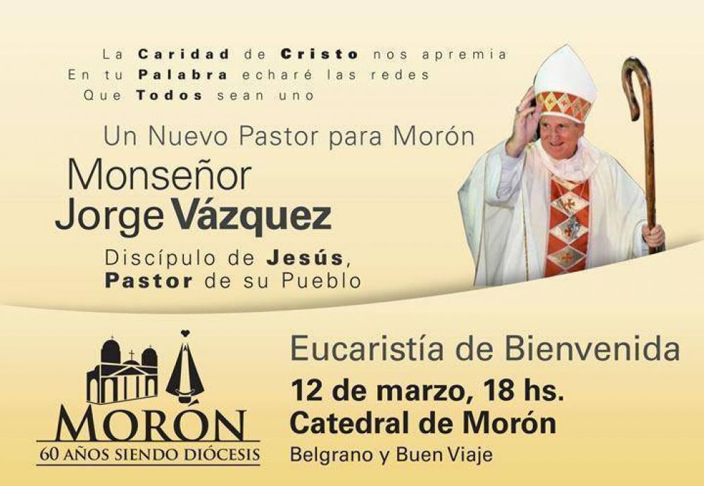 La comunidad diocesana recibe el domingo al obispo coadjutor de Morn