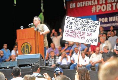 En la CGT cierran filas con la vieja guardia y le ponen una fecha al paro