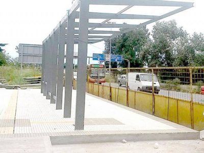 Obras en la Rotonda Guti�rrez