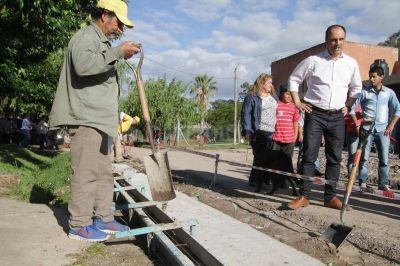 Corral recorre obras en el oeste de la ciudad