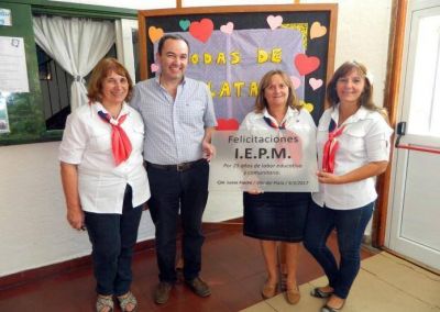 Lucas Fiorini destac� los 25 a�os del Instituto Punta Mogotes