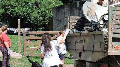 El descacharreo contra el dengue contin�a durante marzo en barrios y zona rural