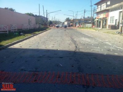 Est� paralizado el ensanchamiento de Mitre por conflicto gremial