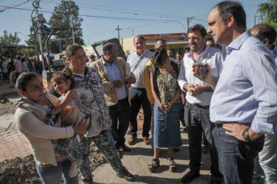 Avanzan en Santa Rosa de Lima y Padre Rosso las obras de mejoramiento