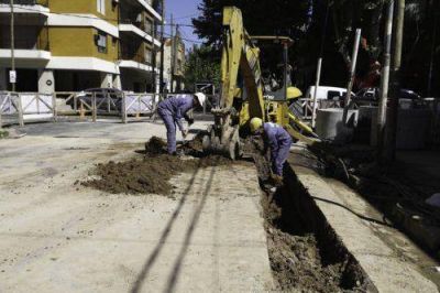 Las obras de cloacas llegan a m�s barrios