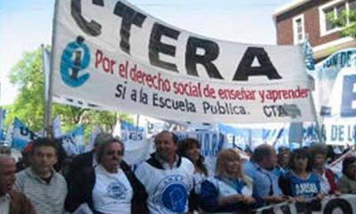 La marcha nacional de CTERA se desarrollar� tambi�n en nuestra ciudad
