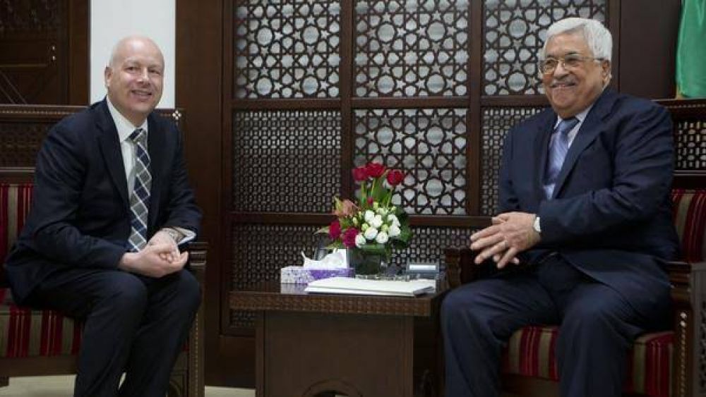 El enviado de Donald Trump se reuni con el presidente de la Autoridad Palestina
