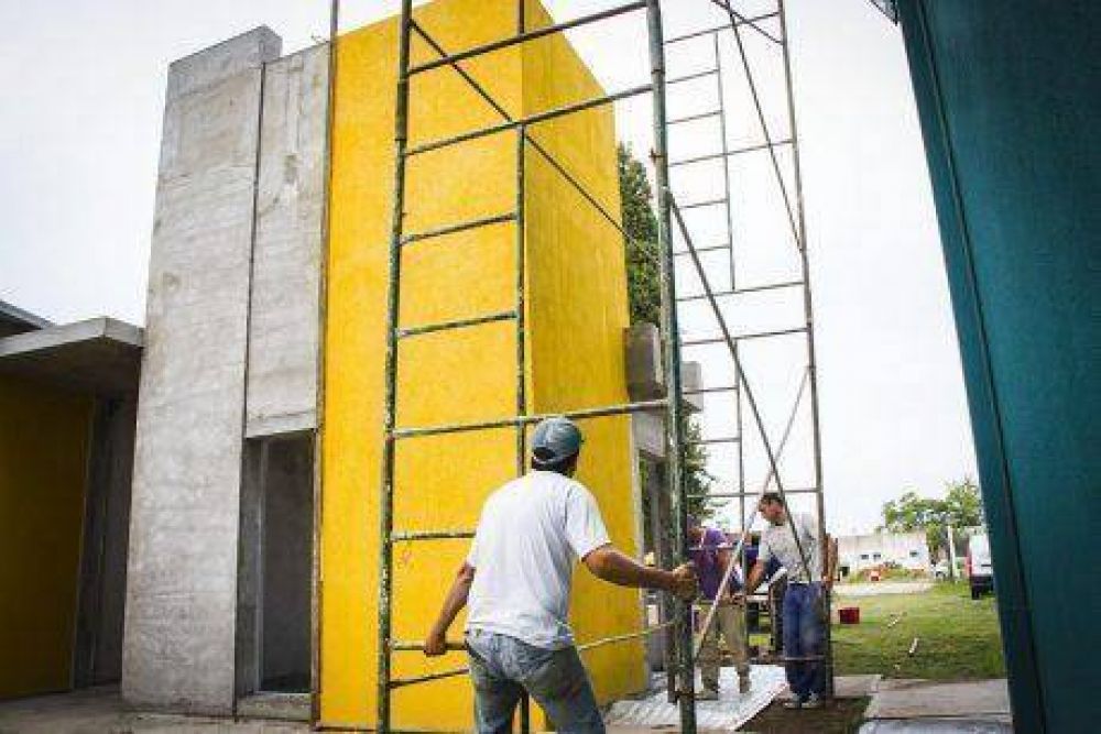 Se avanza con la construcci�n del edificio donde funcionar� Contralor Municipal y Defensa Civil de Trenque Lauquen
