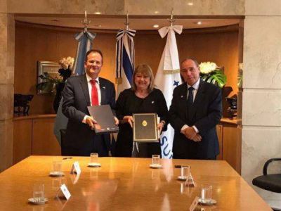 Israel y Argentina firmaron un acuerdo por vuelos civiles entre ambos pa�ses