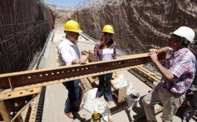 Avanzan las obras de desag�es pluviales en Corimayo