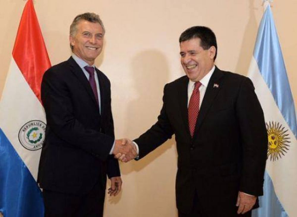 Macri y Cartes acordaron cooperar en materia de energa, infraestructura y seguridad