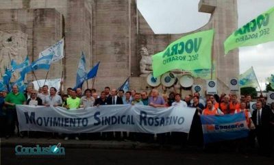 Los gremios rosarinos confirmaron que se sumar�n al paro general del 6 de abril