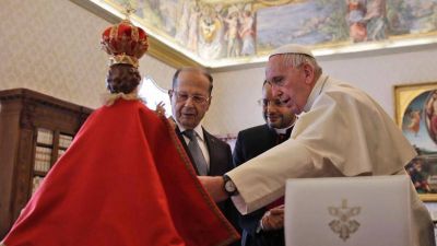 El Papa recibe al presidente de L�bano: convivencia entre etnias y religiones