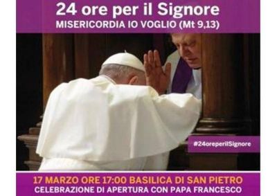 �Quiero misericordia�. 24 horas para el Se�or y liturgia penitencial