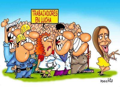 Por primera vez, la agenda completa de la semana la pusieron los trabajadores