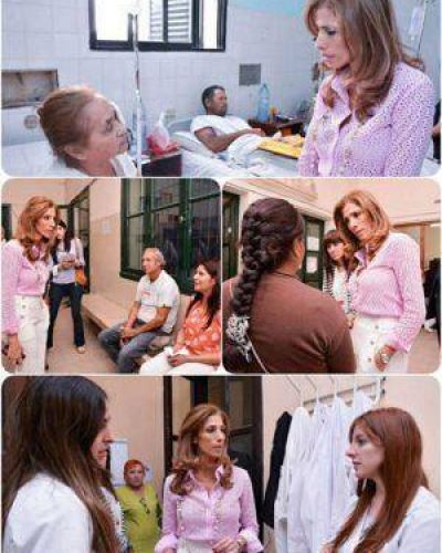 La Gobernadora estuvo en el Hospital Oftalmol�gico �Dr. Enrique Demar�a�