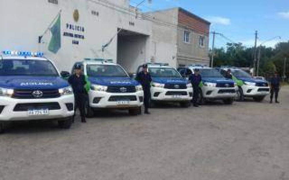 Lujn: Cinco patrulleros nuevos para la Polica Bonaerense